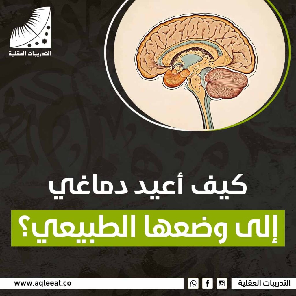 كيف أعيد دماغي إلى وضعها الطبيعي